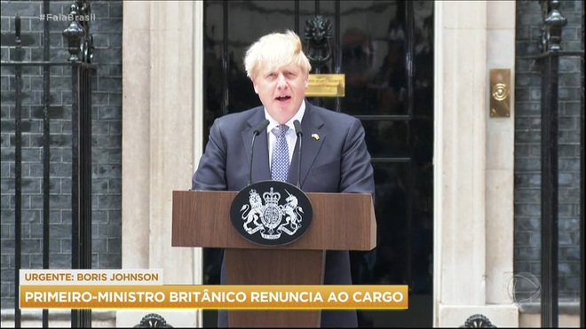 Boris Johnson renuncia ao cargo de primeiro-ministro do Reino Unido